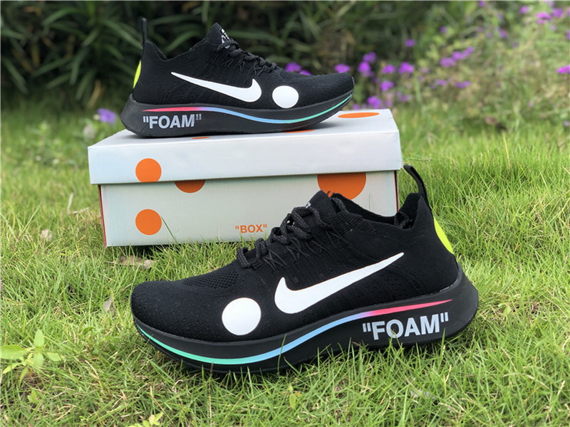 Off-White x Nike Zoom Fly Mercurial Flyknit Black(98% Authentic quality)